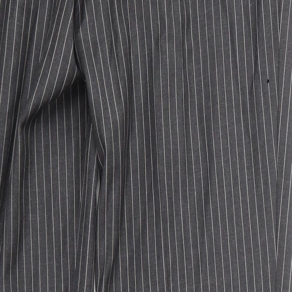 NEXT Mens Black Striped  Trousers  Size 32 in