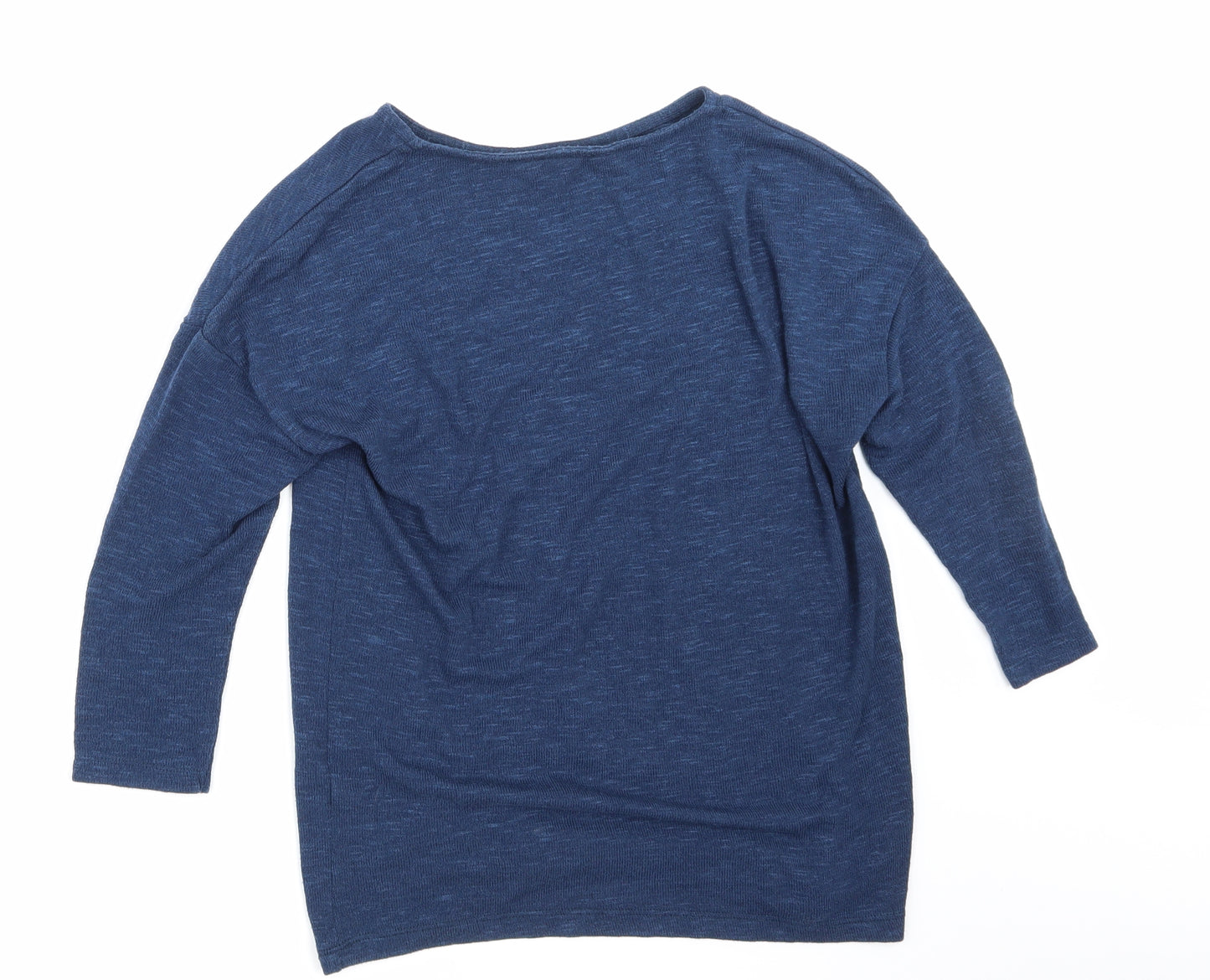 TU Womens Blue Animal Print  Pullover Jumper Size 8  - christmas