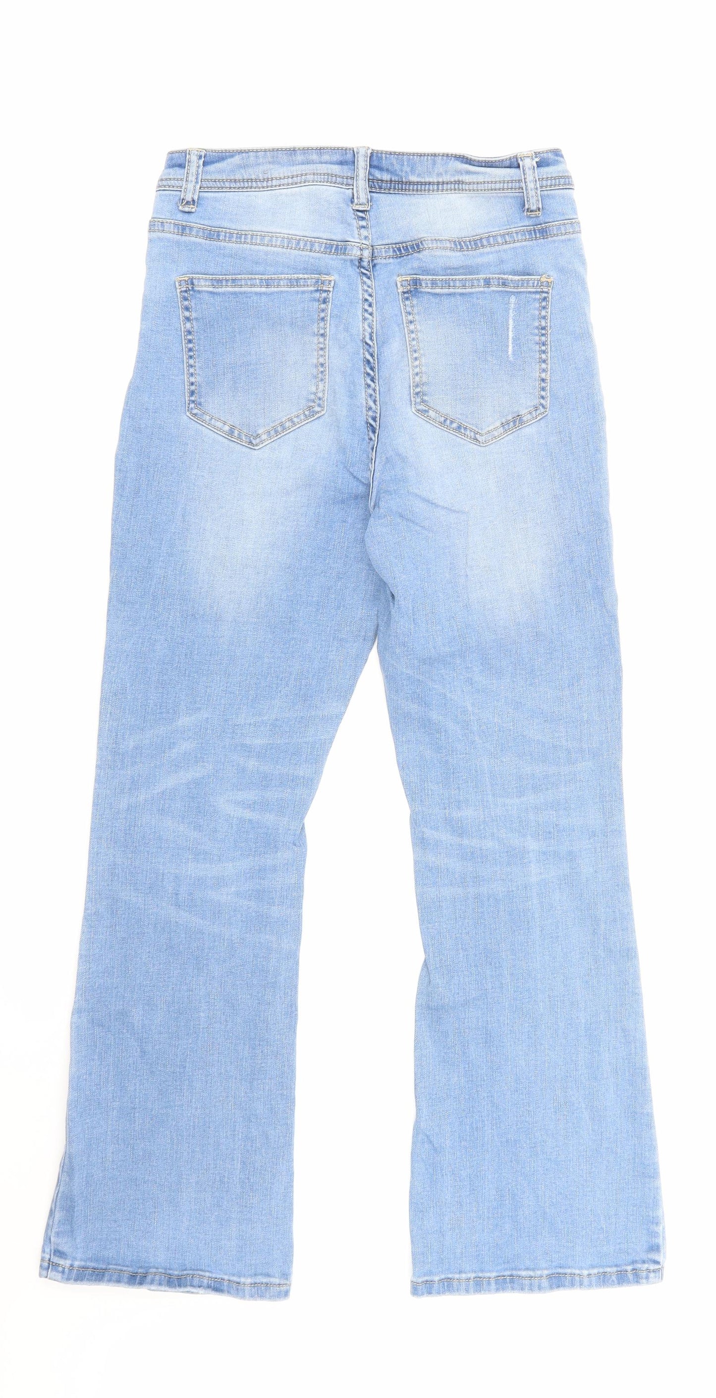6ixty 8ight Womens Blue  Denim Flared Jeans Size 8
