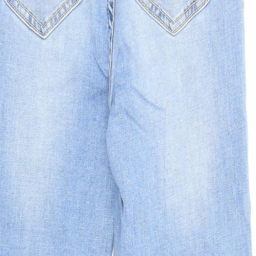 6ixty 8ight Womens Blue  Denim Flared Jeans Size 8