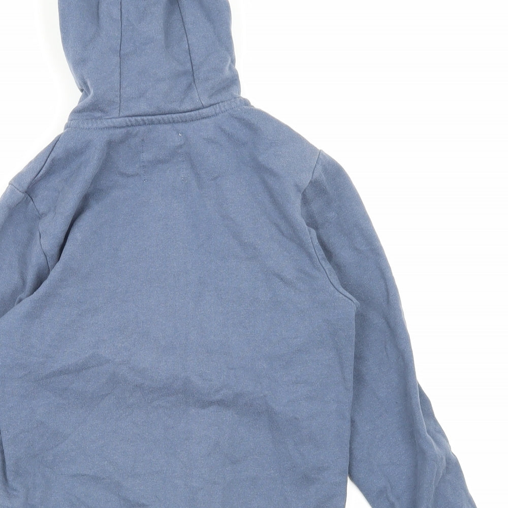 fox&bunny Boys Blue   Full Zip Hoodie Size 6-7 Years