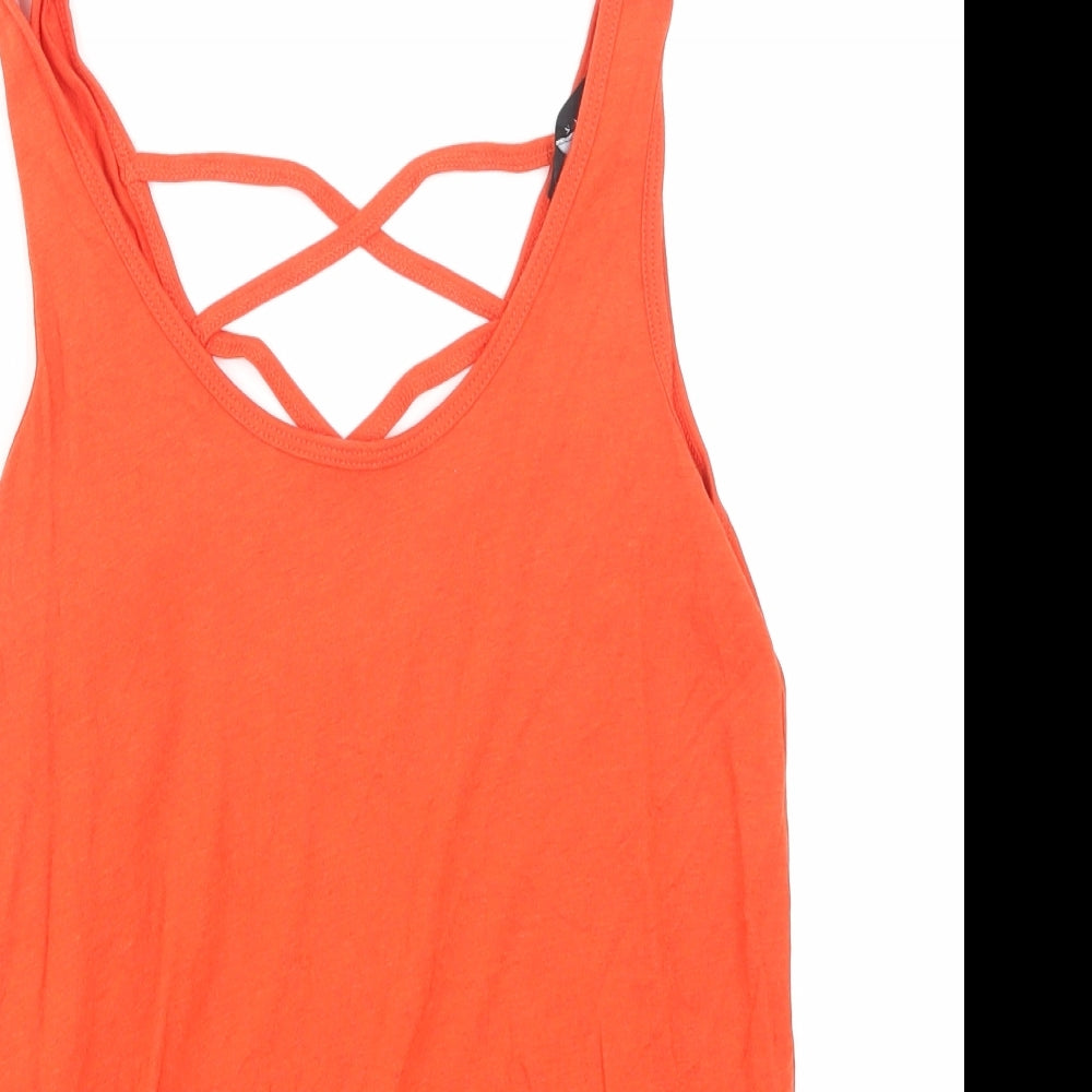 newlook Womens Orange   Basic T-Shirt Size 6