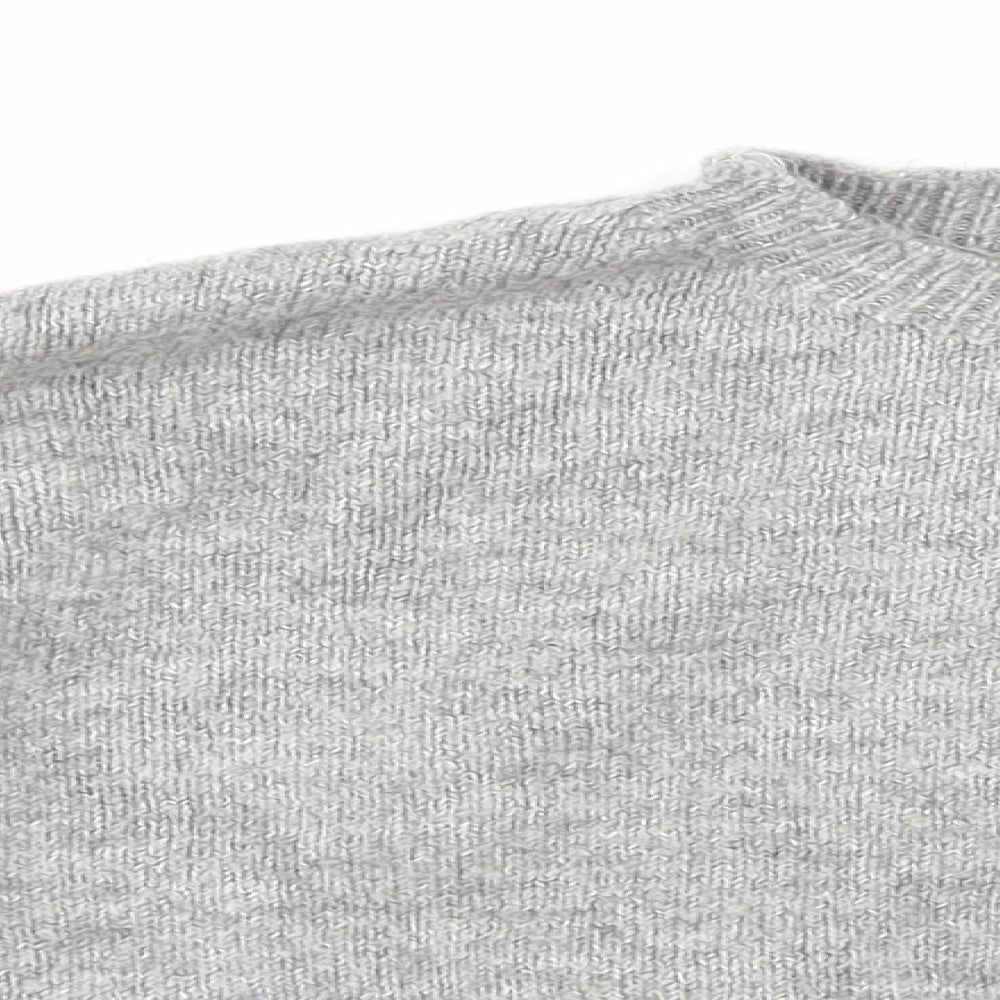 Primark Womens Grey   Pullover Sweatshirt Size L  - CROPPED