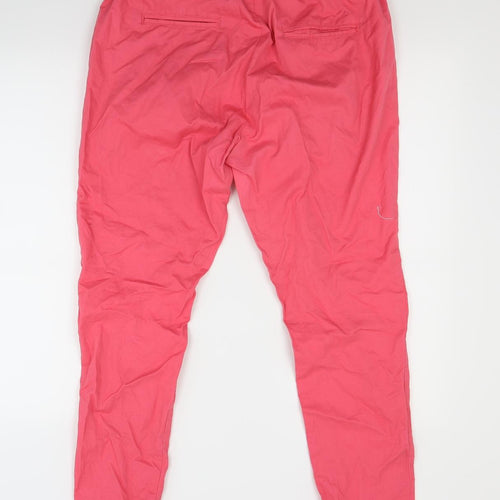 warp Womens Red   Capri Trousers Size 10 L24 in