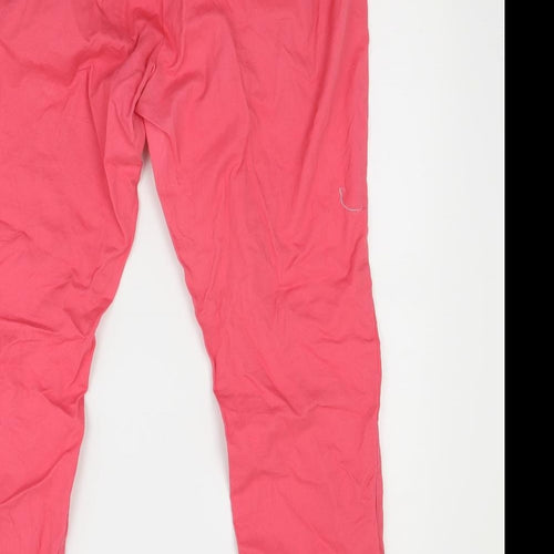 warp Womens Red   Capri Trousers Size 10 L24 in