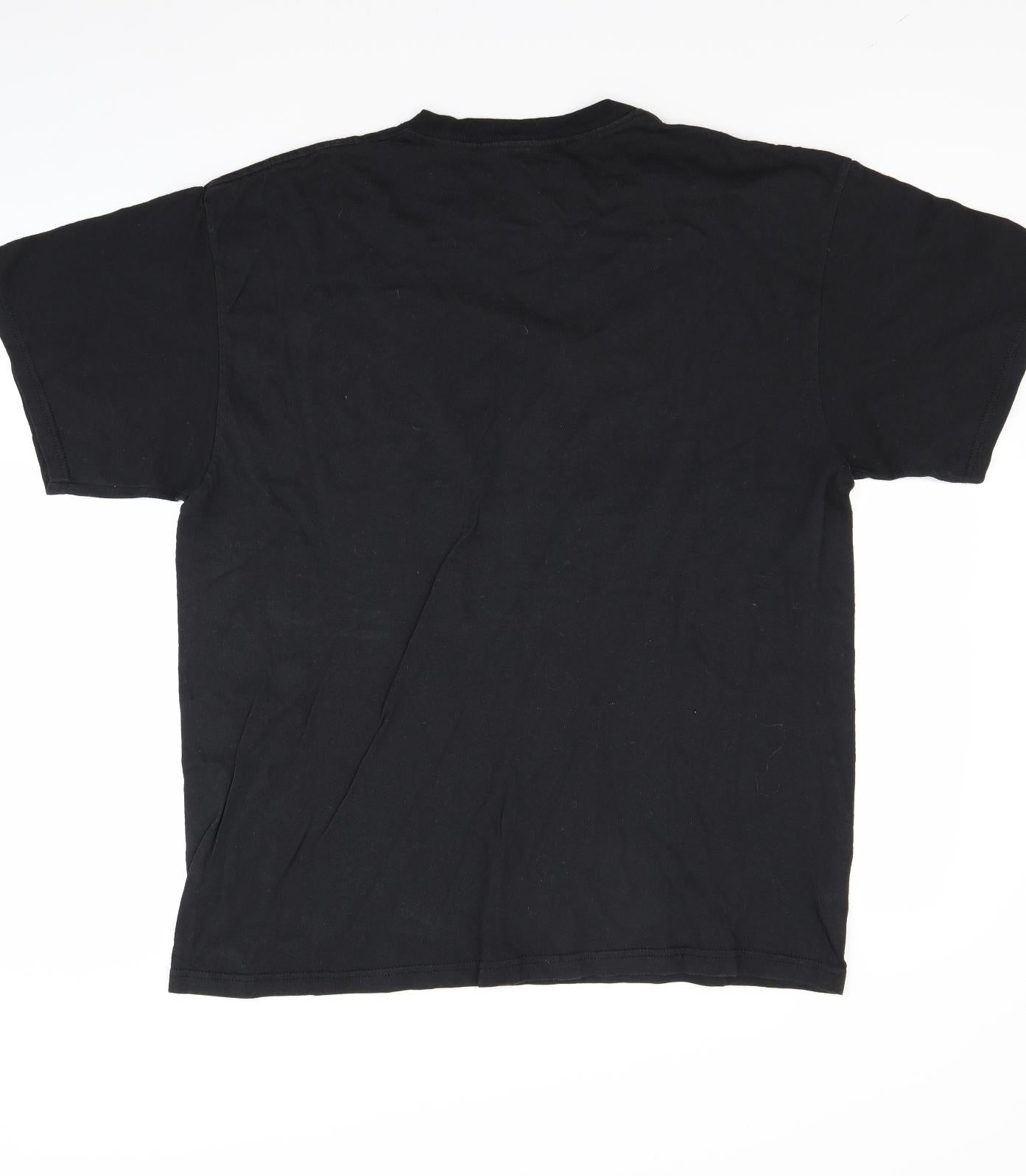 Preworn Mens Black    T-Shirt Size XL