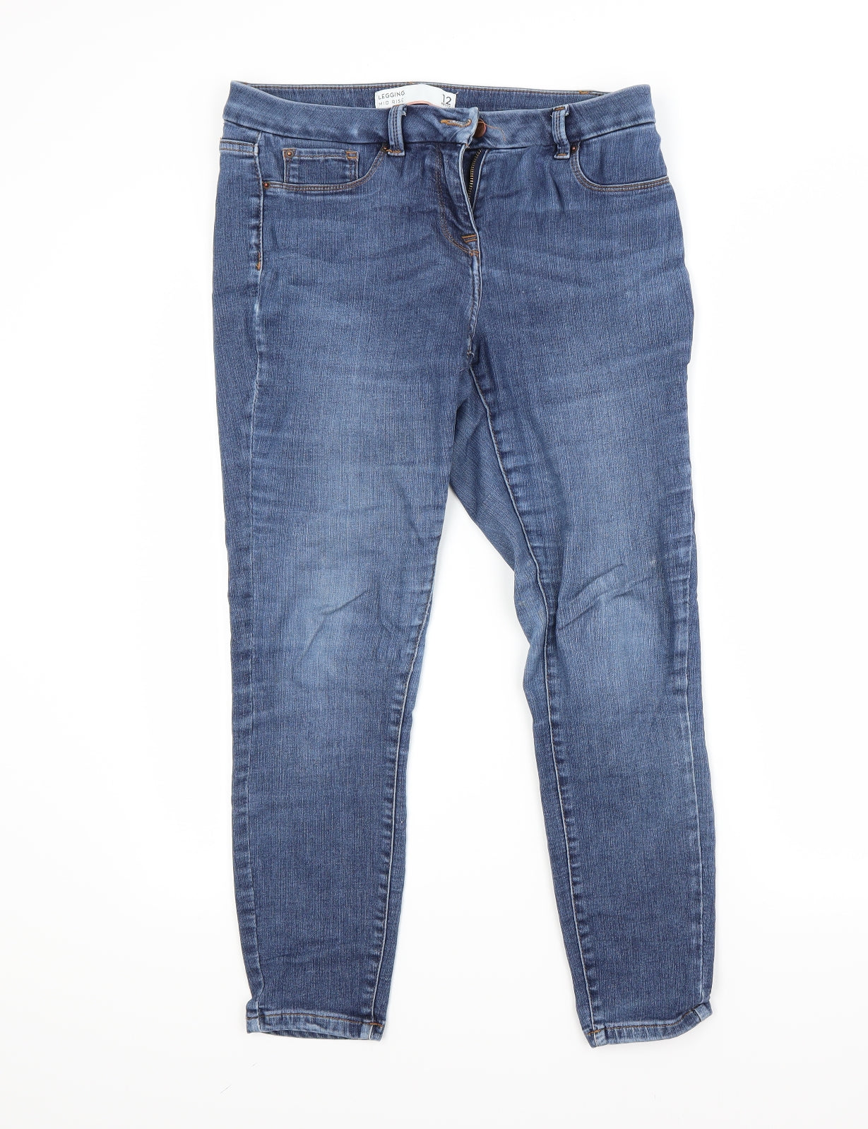 NEXT Womens Blue  Denim Skinny Jeans Size 20 L25 in