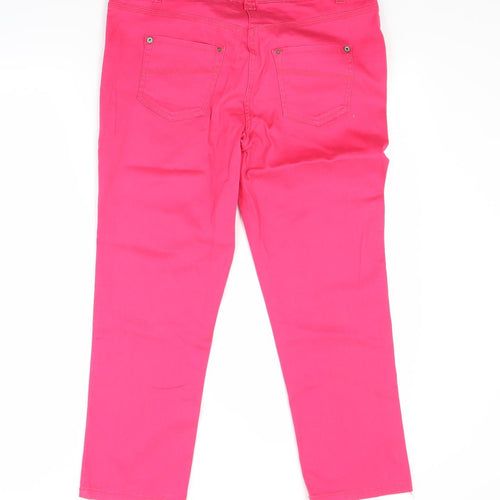 George Womens Red  Denim Skinny Jeans Size 10 L23 in