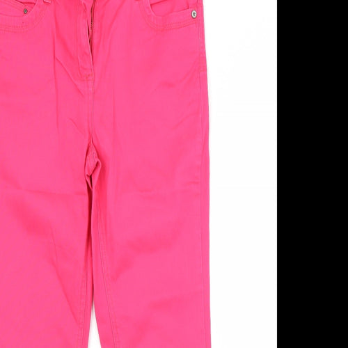 George Womens Red  Denim Skinny Jeans Size 10 L23 in
