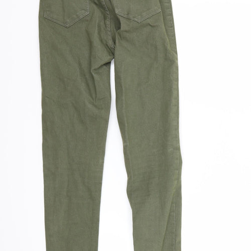 diveided Womens Green  Denim Skinny Jeans Size 4 L28 in