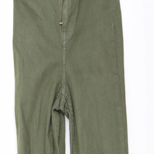 diveided Womens Green  Denim Skinny Jeans Size 4 L28 in