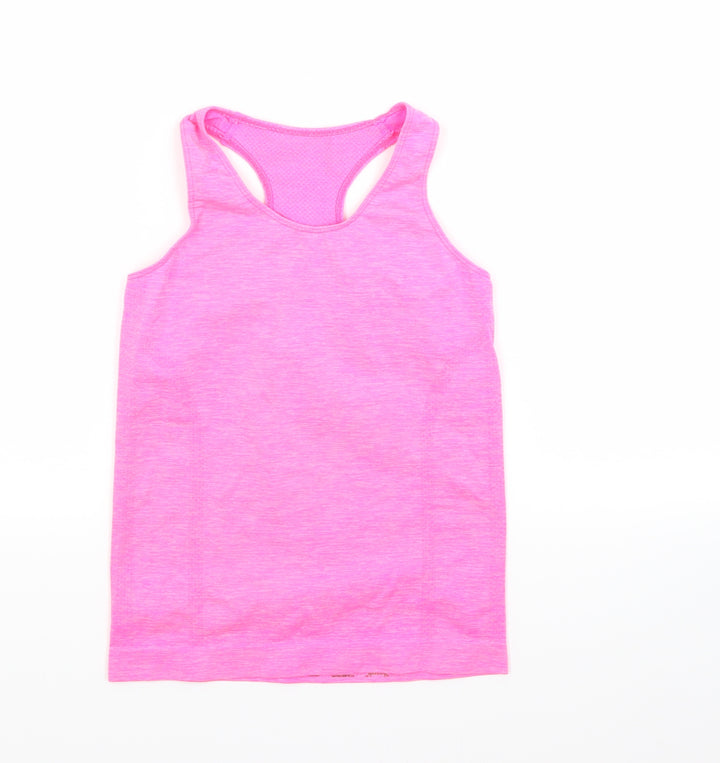 Primark Girls Pink Basic Tank Size 9-10 Years