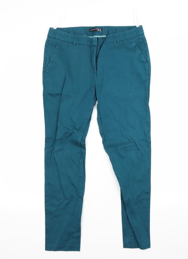 Atmosphere Womens Green Trousers Size 10 L25 in