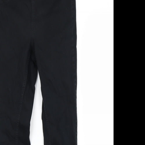 H&M Womens Black  Denim Jegging Jeans Size 10 L27 in