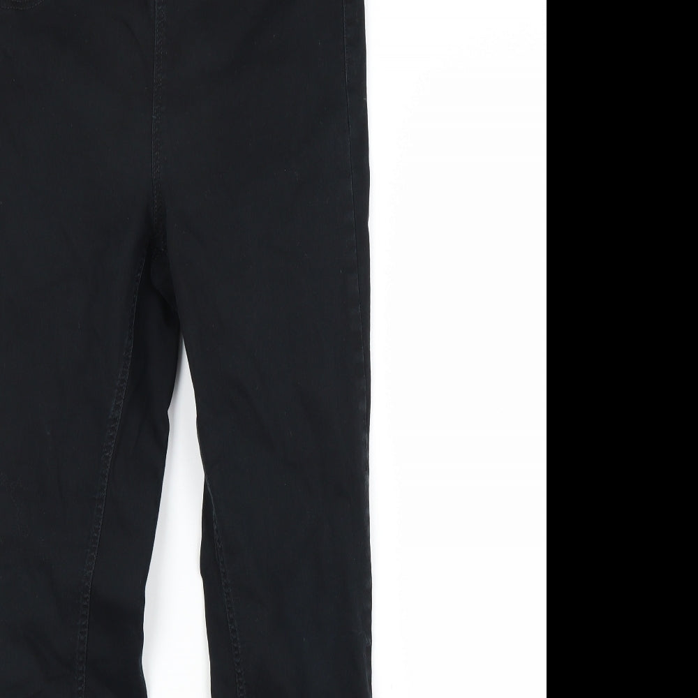 H&M Womens Black  Denim Jegging Jeans Size 10 L27 in