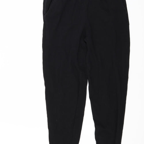 H&M Womens Black   Jogger Trousers Size XS L25 in