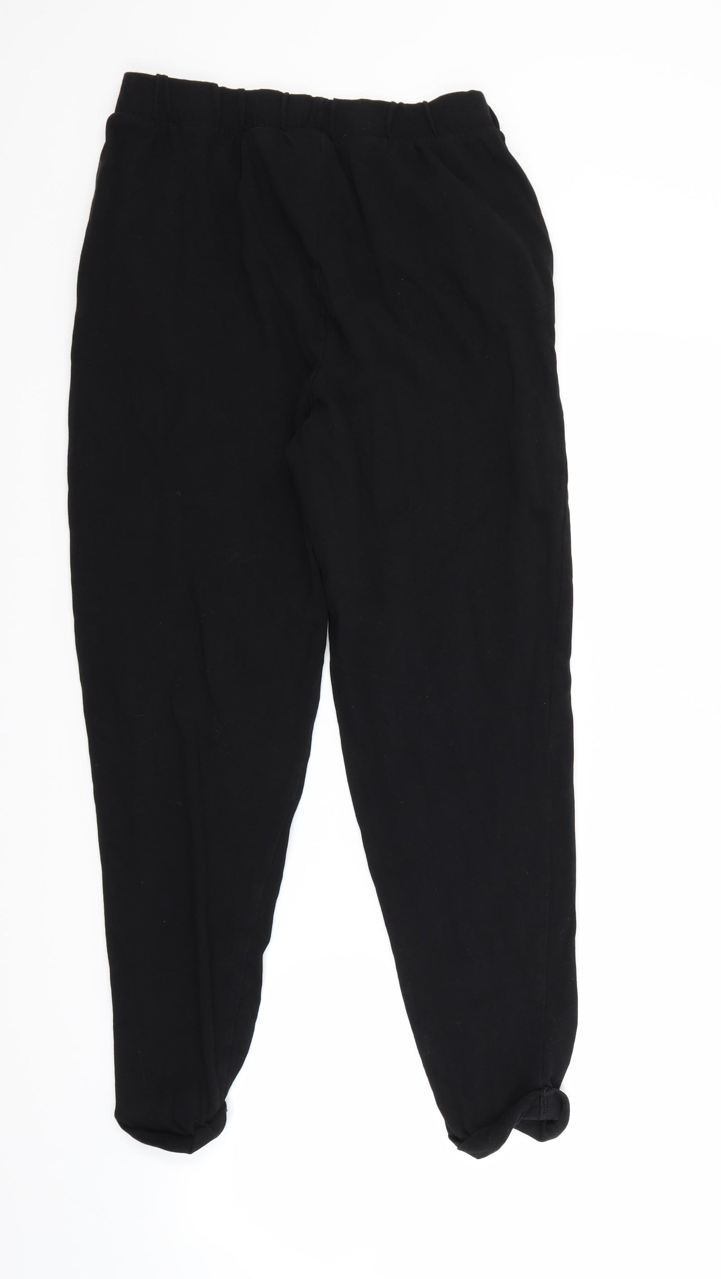 H&M Womens Black   Jogger Trousers Size XS L25 in