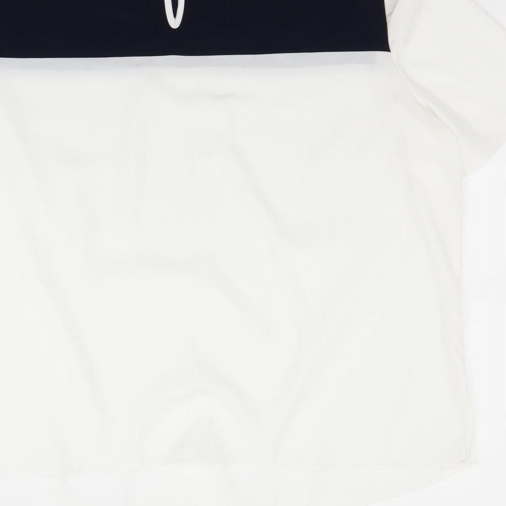 Betty Jackson Womens White   Tunic Blouse Size XL