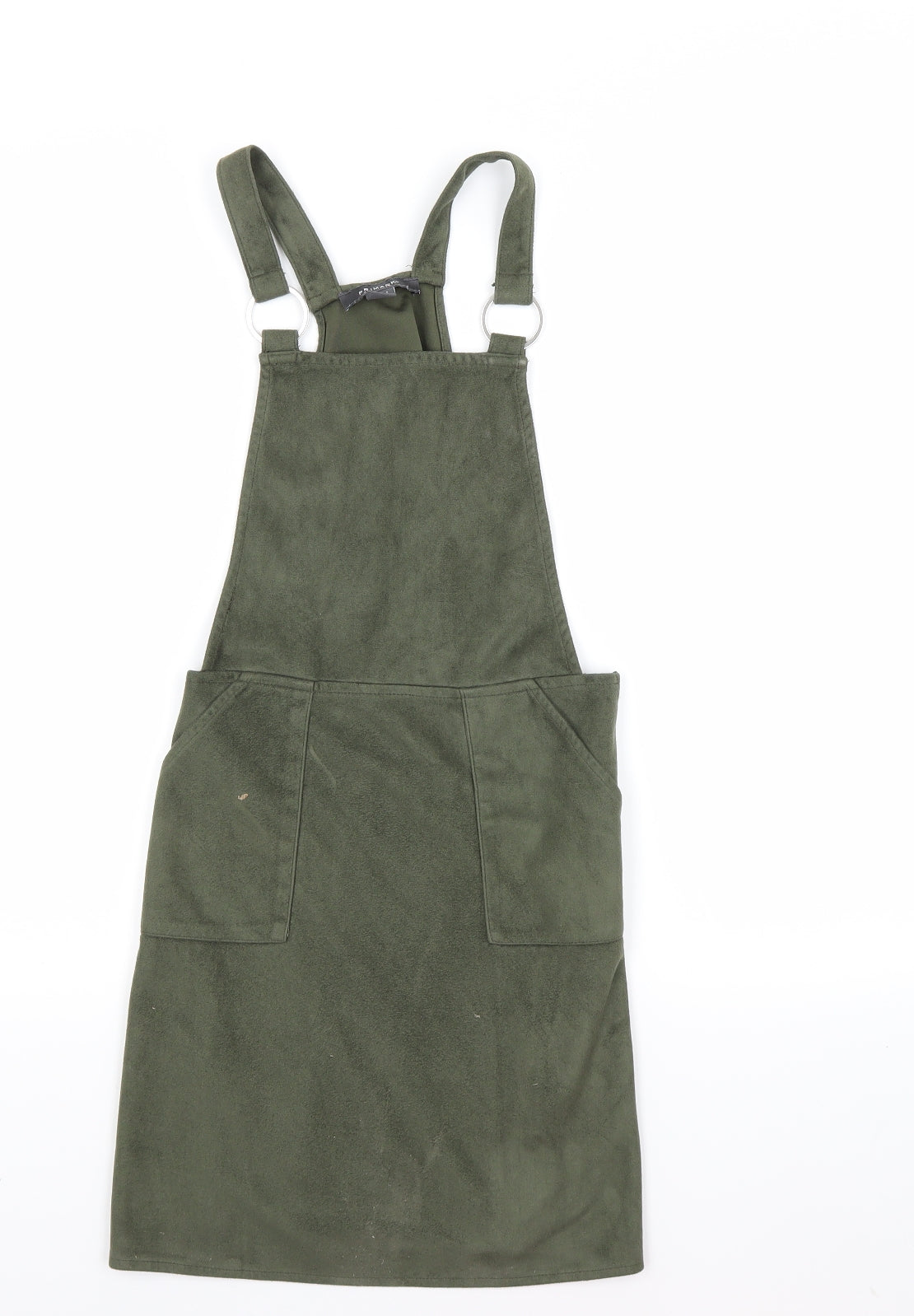 Primark Womens Green   Pinafore/Dungaree Dress  Size 8