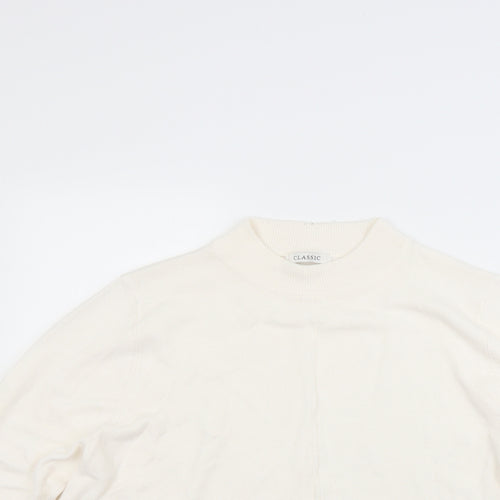 Marks and Spencer Womens White   Pullover Jumper Size 18