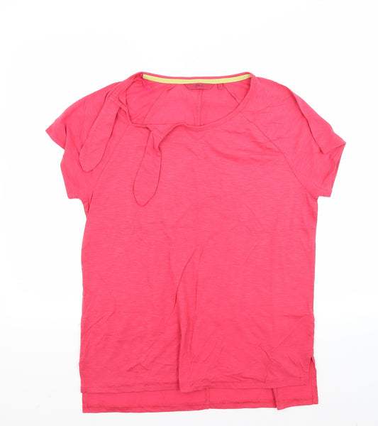 Front view of Next women’s red basic t-shirt, size UK 14