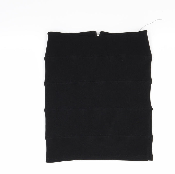 Preworn Womens Black   Mini Skirt Size 8