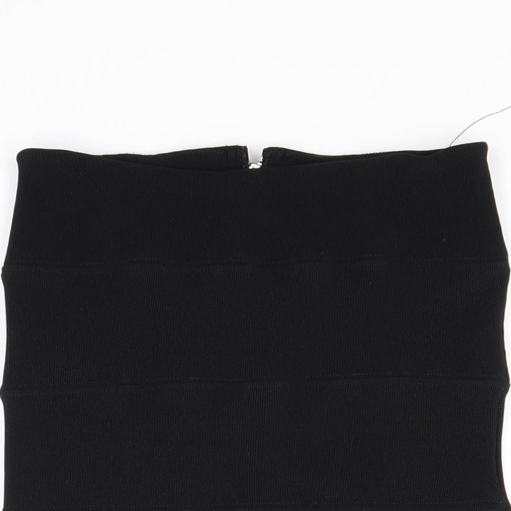 Preworn Womens Black   Mini Skirt Size 8