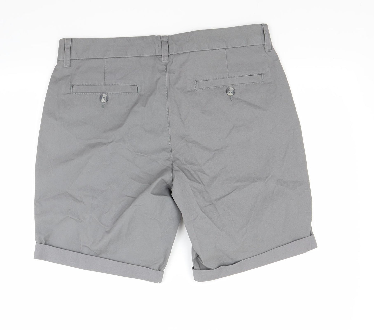 F&F Mens Grey   Chino Shorts Size 34