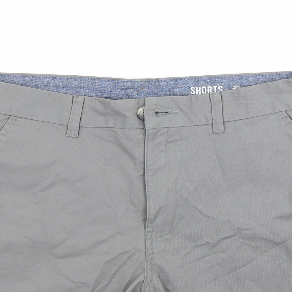 F&F Mens Grey   Chino Shorts Size 34