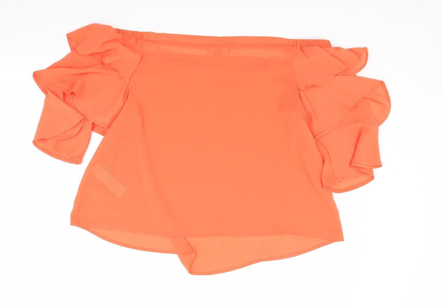 New Look Womens Orange   Basic Blouse Size 14
