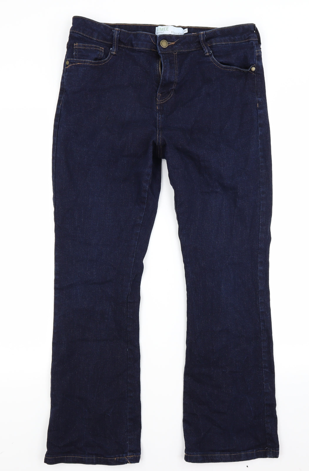 Principles Womens Blue  Denim Bootcut Jeans Size 14 L28 in