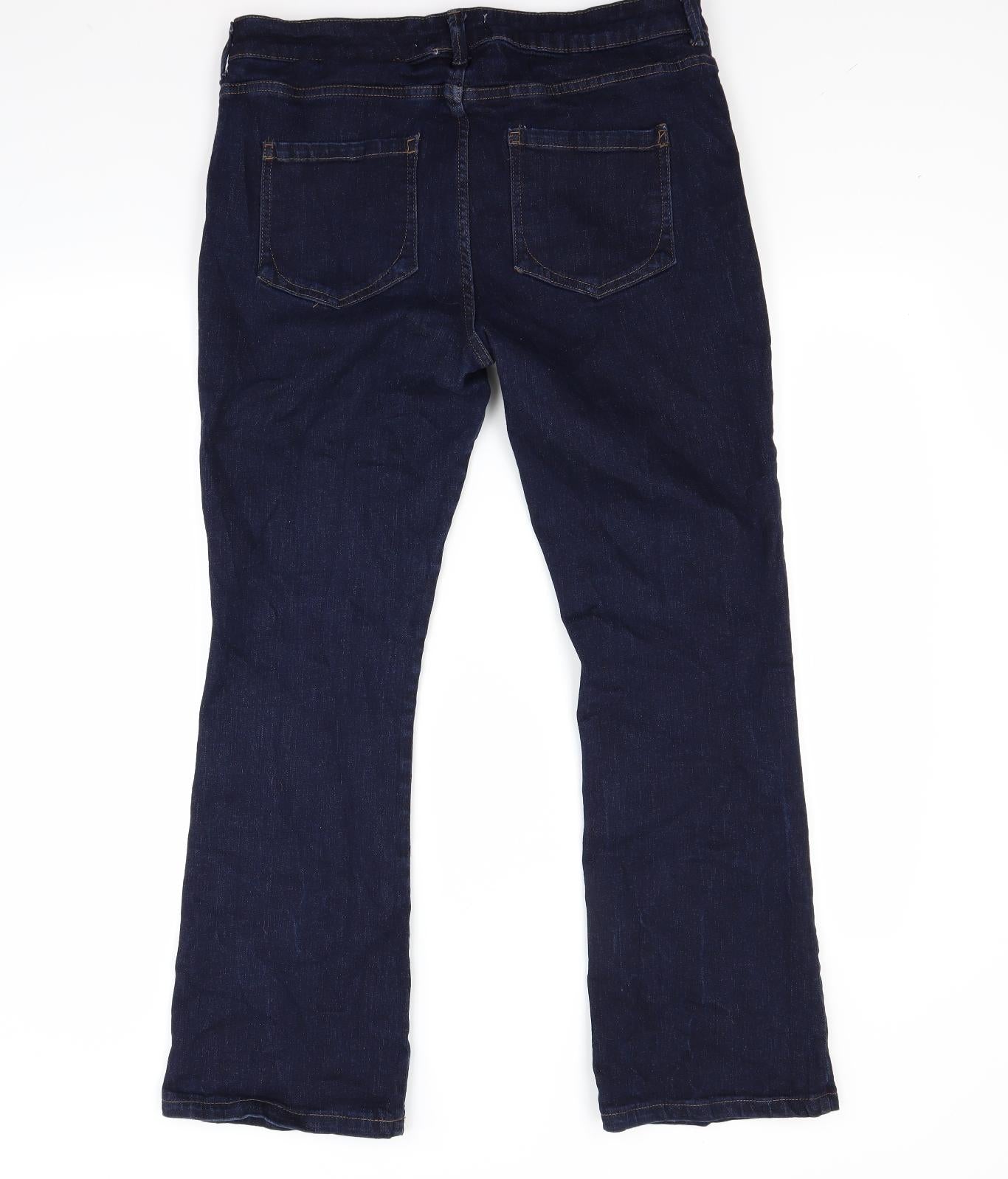 Principles Womens Blue  Denim Bootcut Jeans Size 14 L28 in