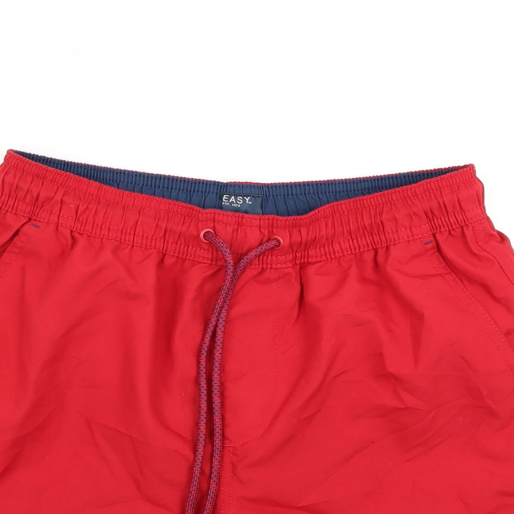 Easy Mens Red   Sweat Shorts Size S