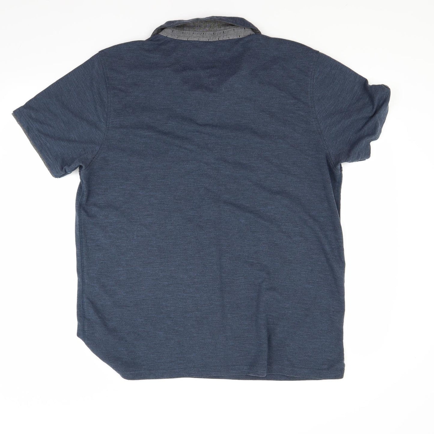 John Rocha Mens Blue    Polo Size L