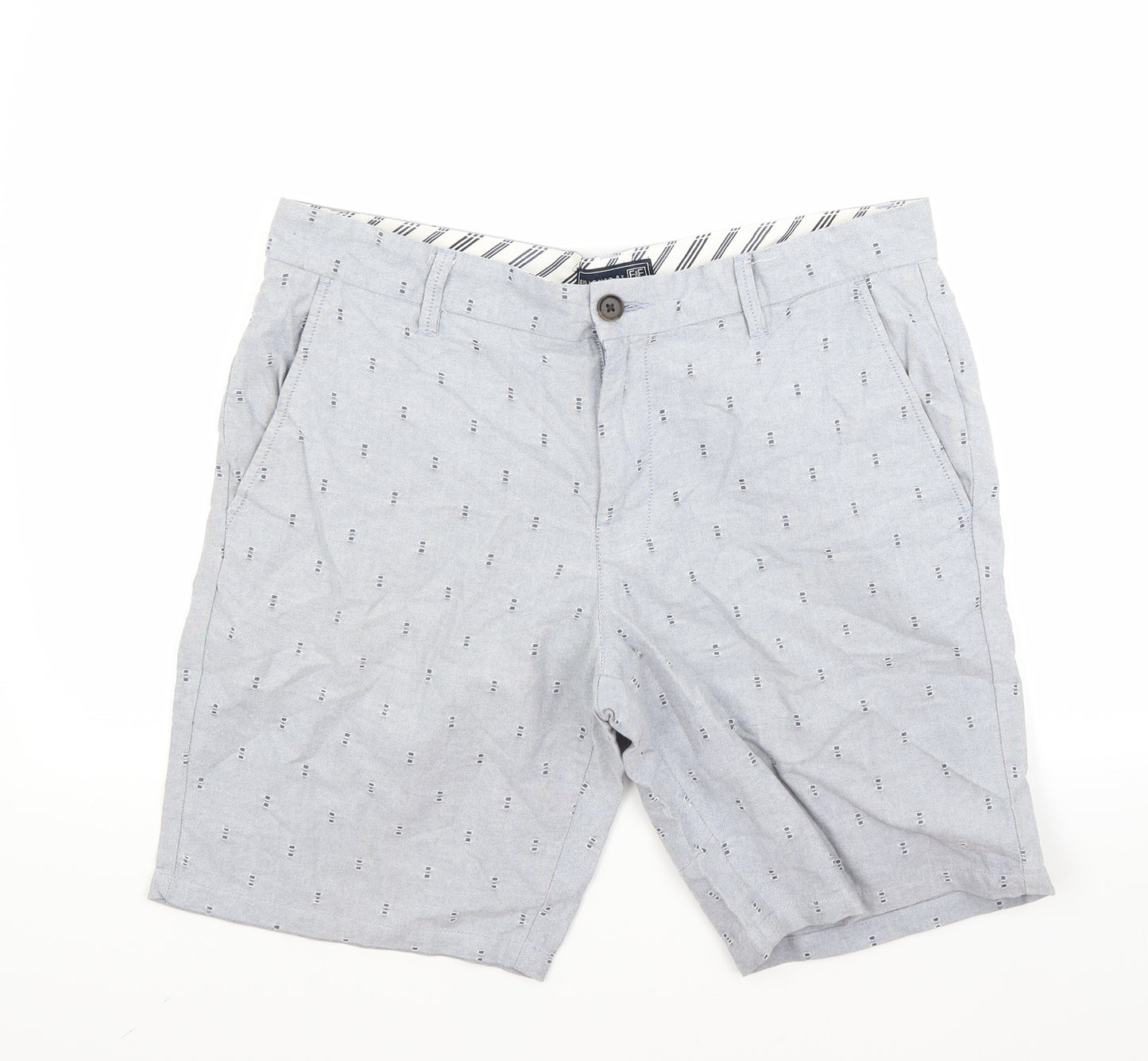 F&F Mens Grey   Chino Shorts Size 36