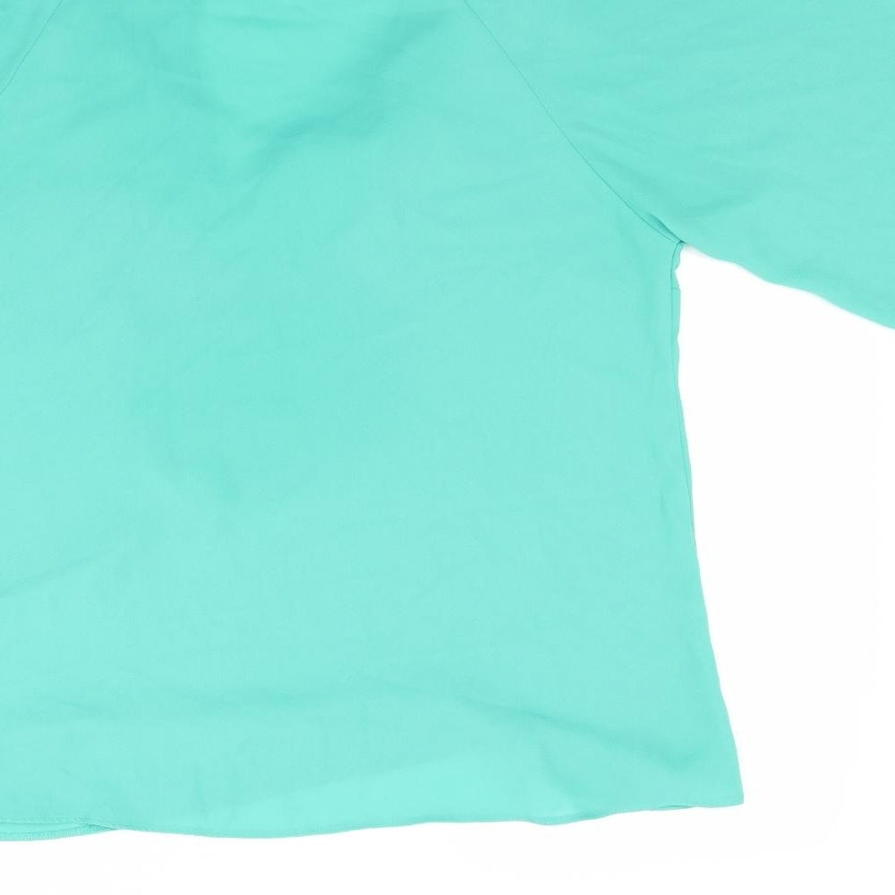 Principles Womens Green   Basic Blouse Size 14