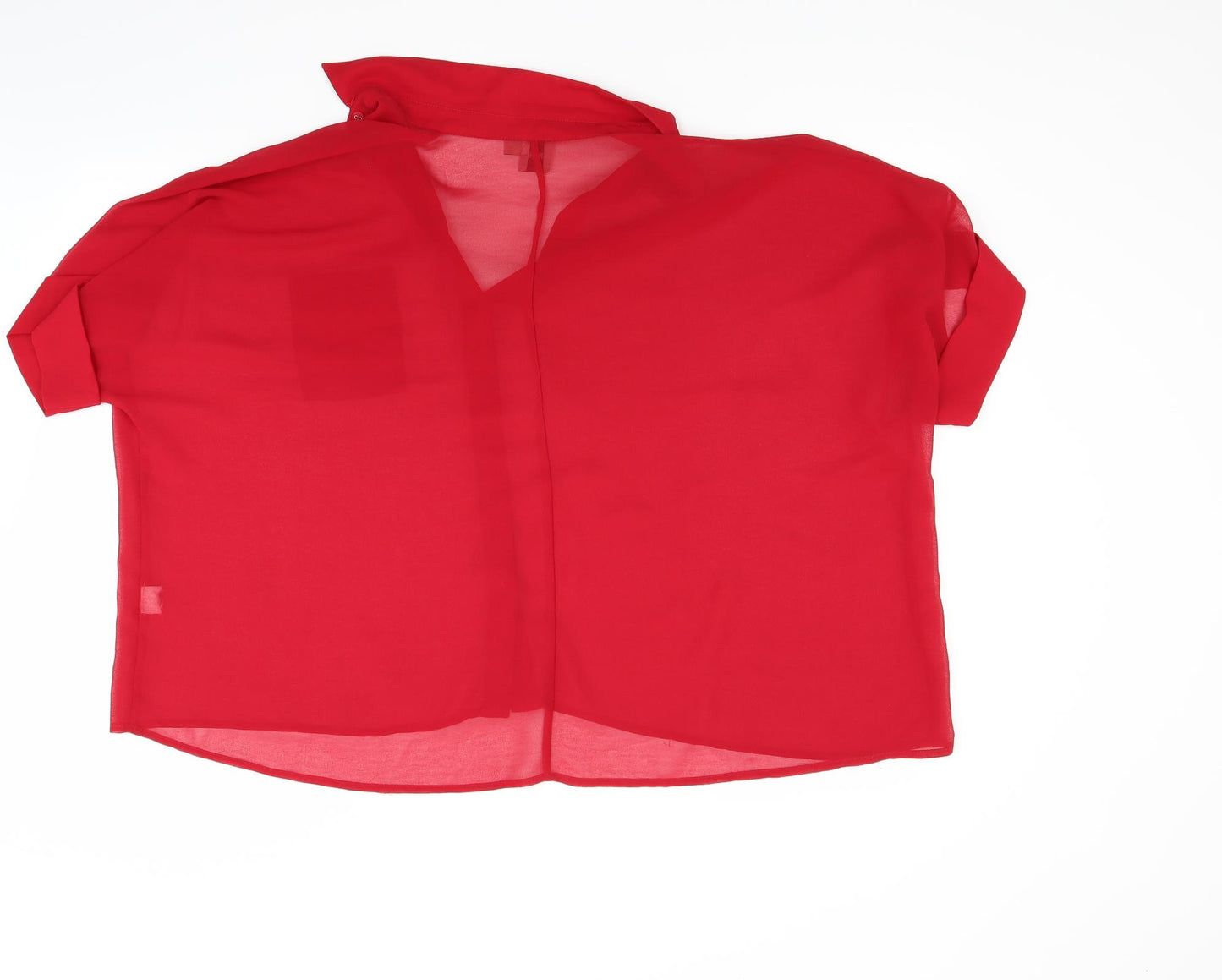ASOS Womens Red   Basic Blouse Size 8