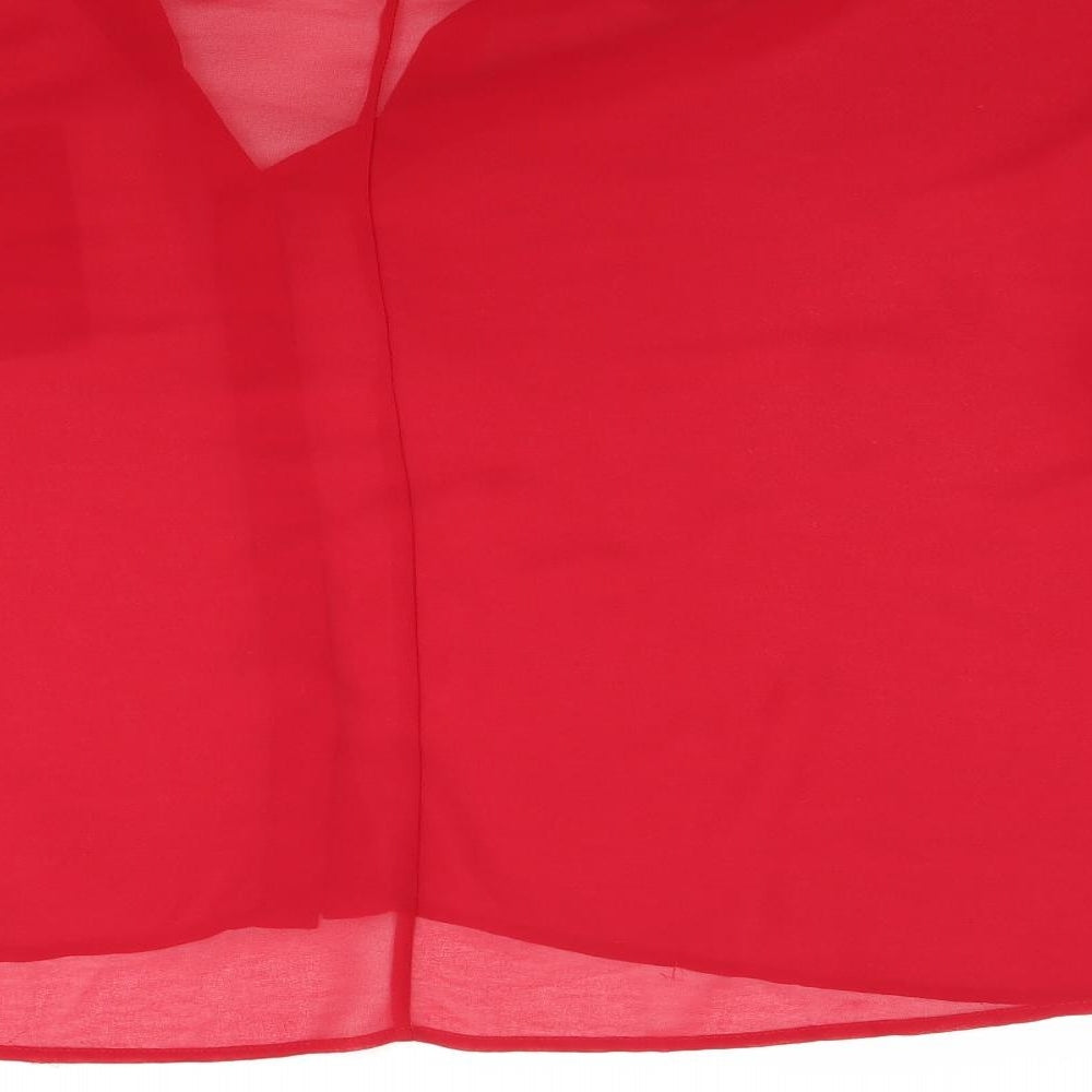 ASOS Womens Red   Basic Blouse Size 8