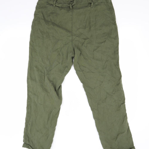 George Womens Green   Cargo Trousers Size 14 L27 in
