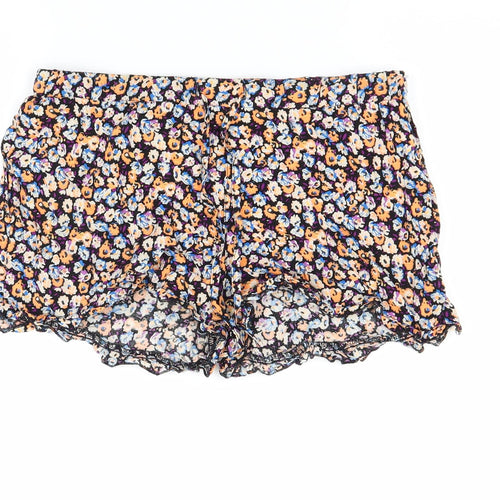 Atmosphere Womens Multicoloured Floral  Hot Pants Shorts Size 8