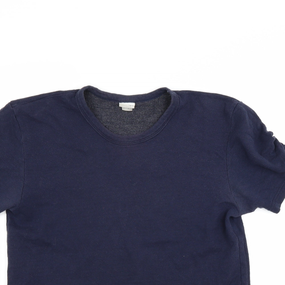 Preworn Mens Blue    T-Shirt Size L