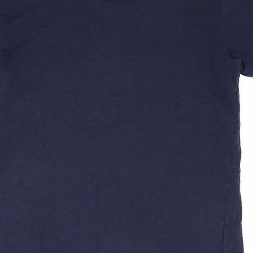 Preworn Mens Blue    T-Shirt Size L