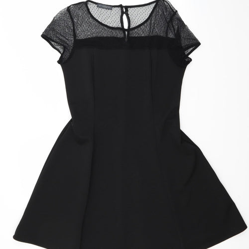 Lunalleva Womens Black   A-Line  Size L