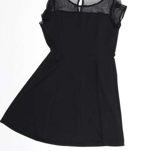 Lunalleva Womens Black   A-Line  Size L
