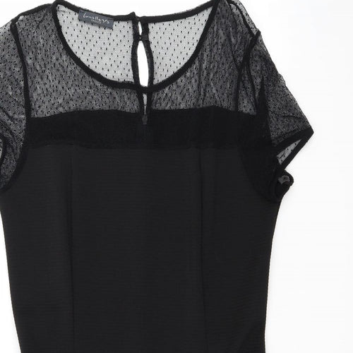 Lunalleva Womens Black   A-Line  Size L