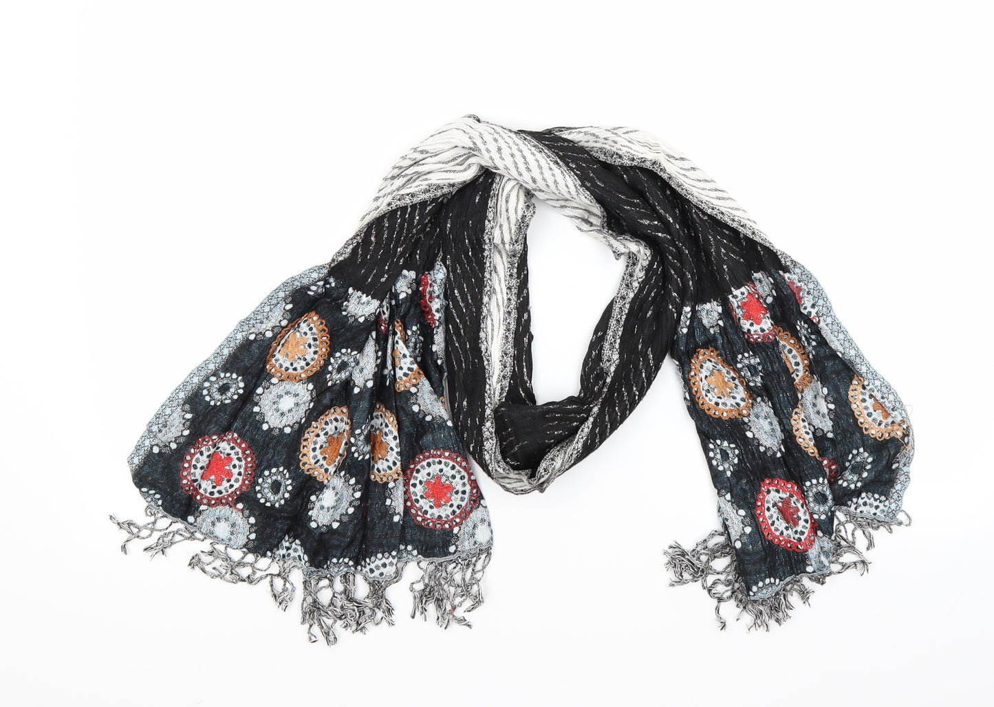 Preworn Womens Blue    Scarf