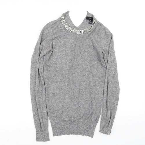 Atmosphere Womens Grey   Pullover Jumper Size 4