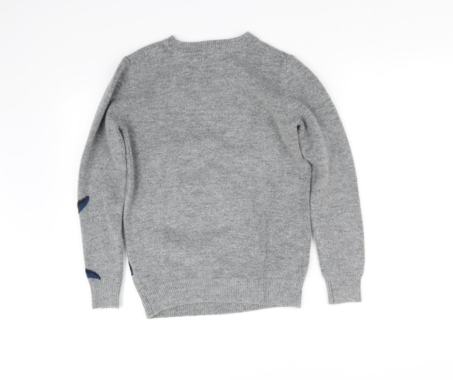 fatface Girls Grey   Pullover Jumper Size 10-11 Years