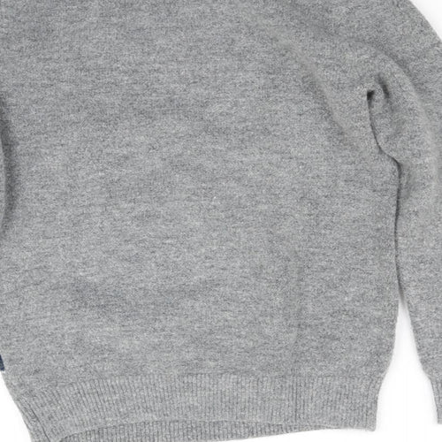 fatface Girls Grey   Pullover Jumper Size 10-11 Years
