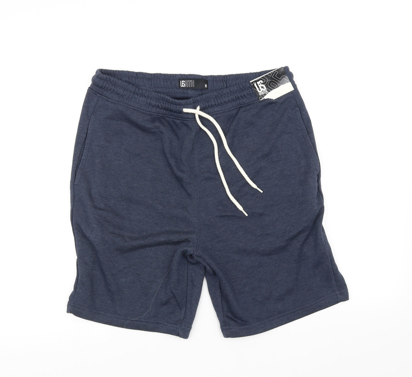 US Athletic Mens Blue   Sweat Shorts Size M